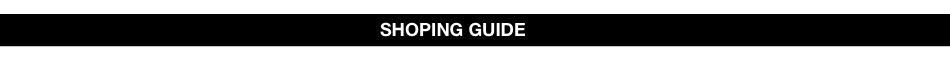 SHOPPING GUIDE